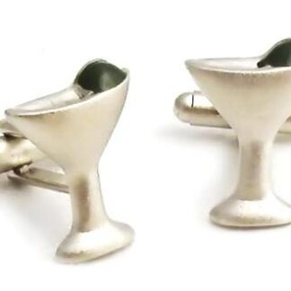 Cuff Link, Silver Plate Pork Loin