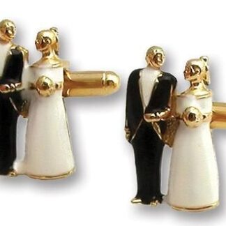 Cuff Link, Silver Plate Chicken