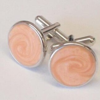 Cuff Link, Silver Plate At the Track
