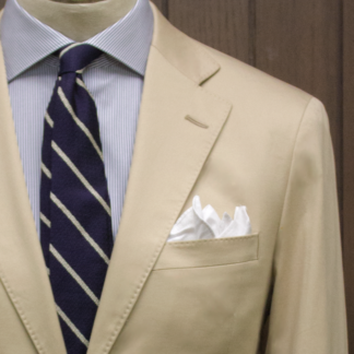 Dann Classic Summer Suits Oyster Gray Poly Cotton Blend, 2 Button Center Vent, Plain Front Pant