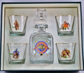 Decanter & Cocktail Glasses HUNT SCENE Glasses