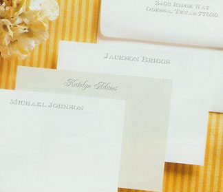 50 Embossed Cards, 50 Embossed Envelopes