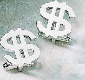 Baseball Gloves Cuff Links,Gold