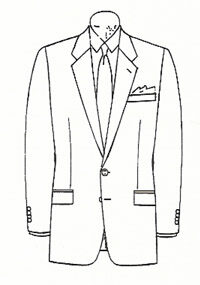 Dann Premier Collection Suits Charcoal Grey Stripe, 100% Worsted Wool, 2 Button Center Vent, Pleated Pant