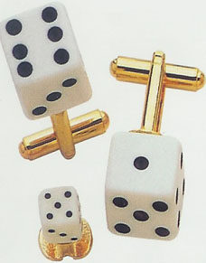 Fleur di Lis Cuff Links, Gold