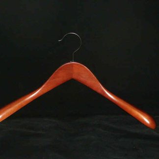 Mahogany Coat Hangers, Set of 12