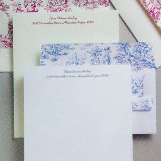 Toile Stationery 150 Piece Set
