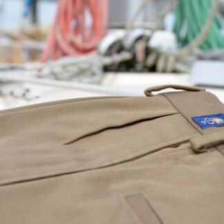 Poston Price Casual Trousers Plain Front Gabardine, Oyster