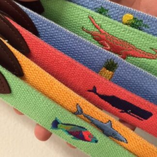Patterned Leather Tab, Powerboats, Special Order, YOUTH SIZING