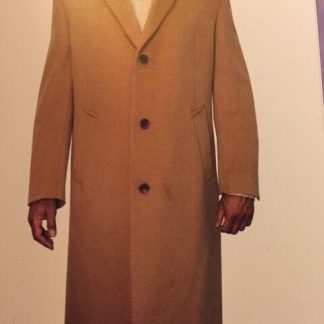 Dann Single Breasted Wool Blend Car coat, Fashion Length