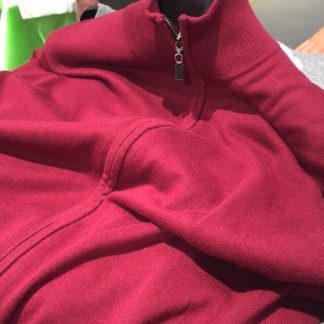 Viyella Silk & Cotton Full Zip Cardigan Sweater