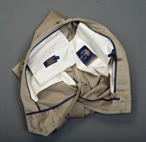 Poston Price Casual Trousers Plain Front Khaki, Sage, Big/Tall