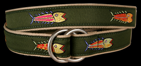 Fun D-Ring Belt, LaCrosse--Orange, Special Order