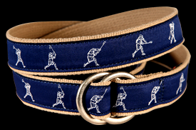 Fun D-Ring Belt, Fox & Hounds, Special Order