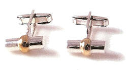 Fleur Di LisSterling Silver Cuff Links