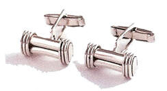 Skull & Crossbones Sterling Silver Cuff Links