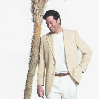 Tulliano Silk/Cotton Button Polo, Big and Tall