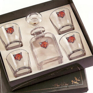 Cheer the Fox Barware Wine Glasses, set of 4