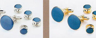 Irish Shamrocks Tuxedo Stud Sets, Gold Plate