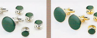 Penguins Tuxedo Stud Sets, Silver Plate