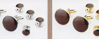 Penguins Tuxedo Stud Sets, Gold Plate
