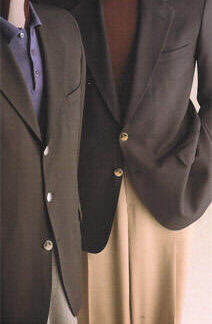 Corbin Lt Gray Royal 120's Gabardine Trouser