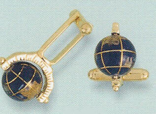 Violins Cuff Links, Silver
