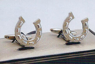 Bull & Bear, Silver Finish,Cuff Links