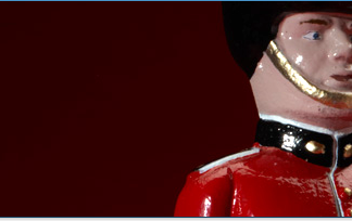 English Guardsman Cast Iron Doorstop, SPECIAL ORDER