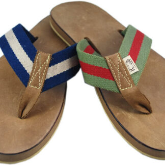 Custom Men's Surcingle StripeSandals, Special Order, CUSTOM, 3-4 Week Delivery