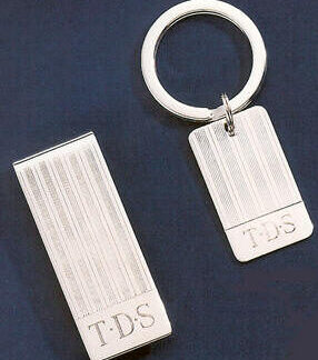 Silver Plate Religious Money Clip