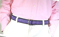 Fun D-Ring Belt, Southwest Orange Special Order