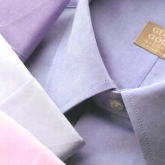 Gitman 100's Two-Ply Pinpoint Dress Shirt, Modified Spread Collar
