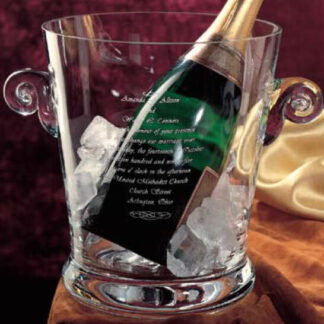 Elegant Champagne Flutes, Personalized, set of 4