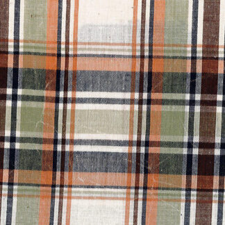 Cowboy Tartan,LONG Sleeve no 7, Distressed Madras