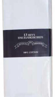 Pure Irish 100% Linen Handkerchiefs,Best Value Set of Two