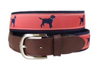 Fun Patterned Leather Tab Belt,Southwest,Special Order, YOUTH SIZING