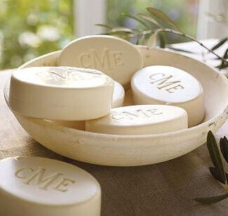 Personalized Soap, TWO BOXES-Best Value, Gift Boxed, Aqua Mineral Scent, One initial