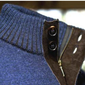 100% Premium Baby Alpaca V-Neck Cable Long Sleeve Sweater
