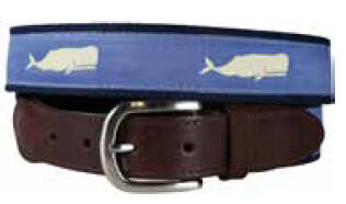 Fun Patterned Leather Tab Belt,Christmas Wreaths, Special Order , YOUTH SIZING
