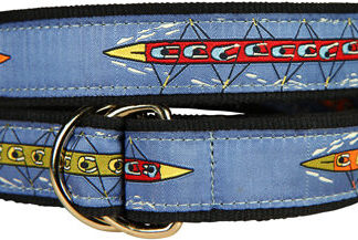 Fun D-Ring Belt, Skiers-BLUE, Special Order