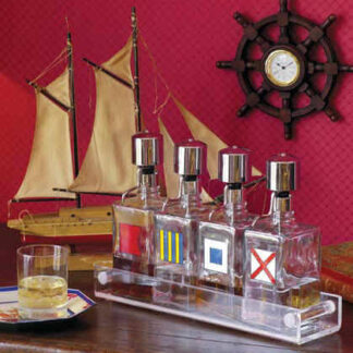 Decanter & Cocktail Glasses HORSE