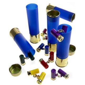 Blue Cartridge Shot Gun Shell Cuff Links