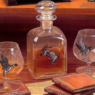 Decanter & Cocktail Glasses Pinecone Glasses