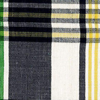 Bermuda Plaid Seersucker,Button Down Collar, Short Sleeve