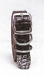 Torino Dog Collar,American Alligator CUSTOM ORDER, SMALL