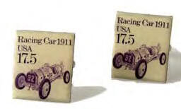 Basketball Vintage Stamps Cuff Links