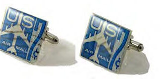 Violins Vintage Stamps Cuff Links