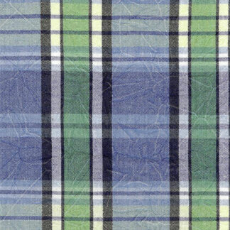 Caribbean Tartan,LONG Sleeve no 8, Distressed Madras