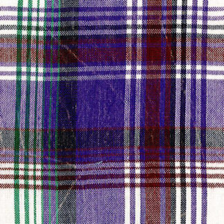 Denim Tartan, Long Sleeve no 31, Distressed Madras